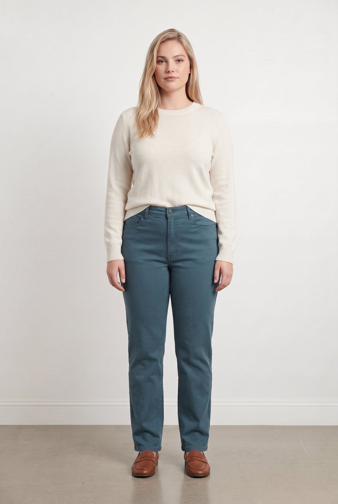 Pantalon Bleu Canard - Taille XL/42 de la marque Comptoir des Cotonniers | PARAD93676 - Vendu par Paradigme - Image 1
