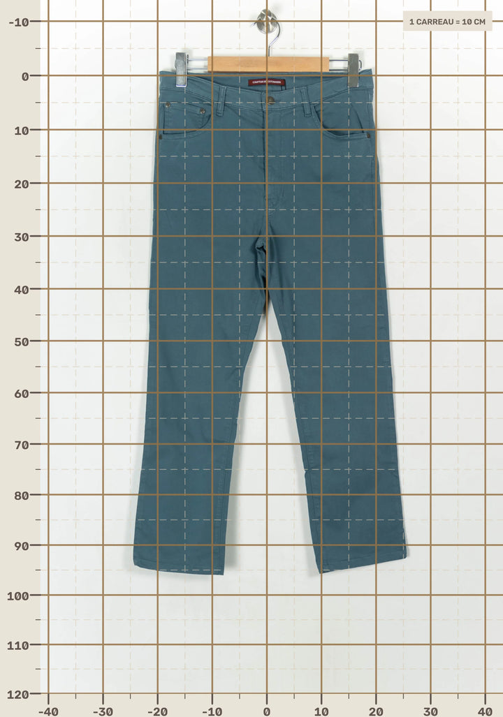 Pantalon Bleu Canard - Taille XL/42 de la marque Comptoir des Cotonniers | PARAD93676 - Vendu par Paradigme - Image 4