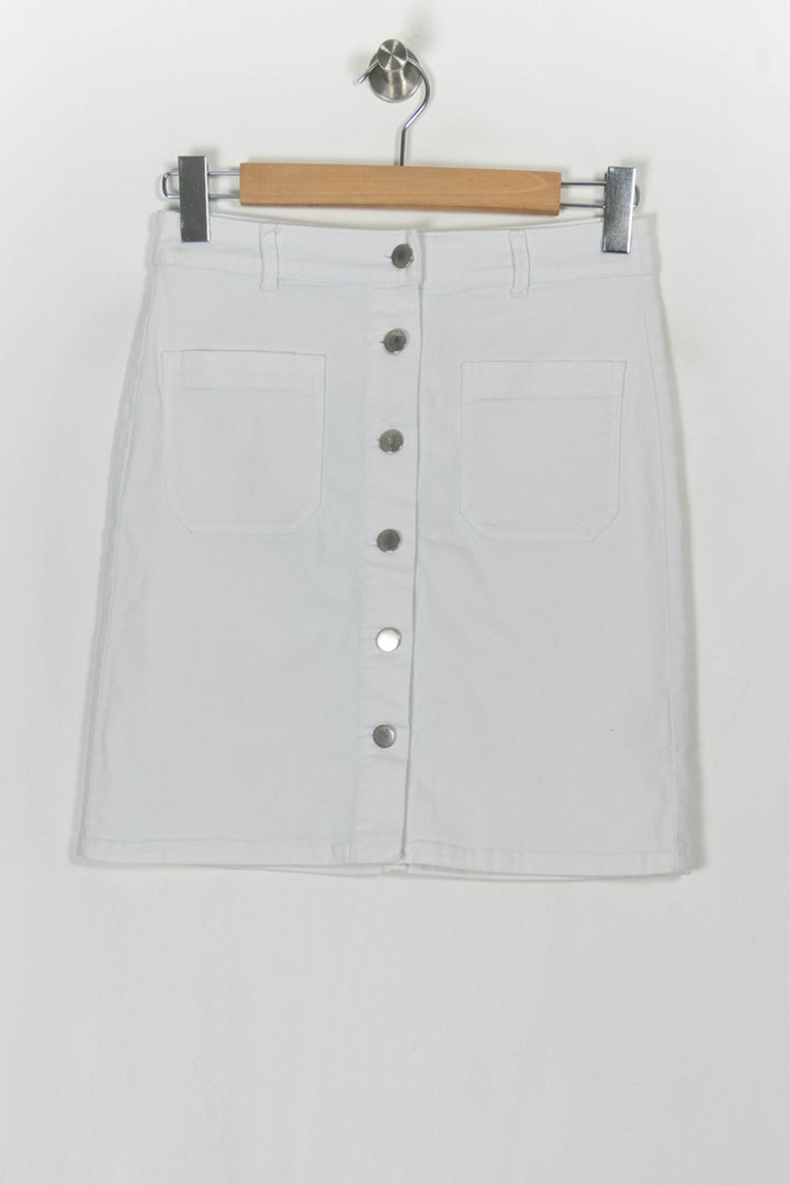 Jupe Midi Blanche - Taille S/36 de la marque Caroll | PARAD93677 - Vendu par Paradigme - Image 2