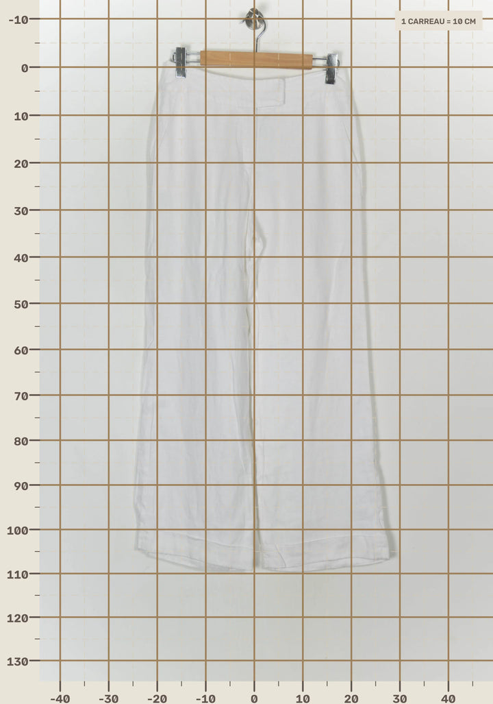 Pantalon Chino Blanc - Taille XL/42 de la marque Maison 123 | PARAD93678 - Vendu par Paradigme - Image 4