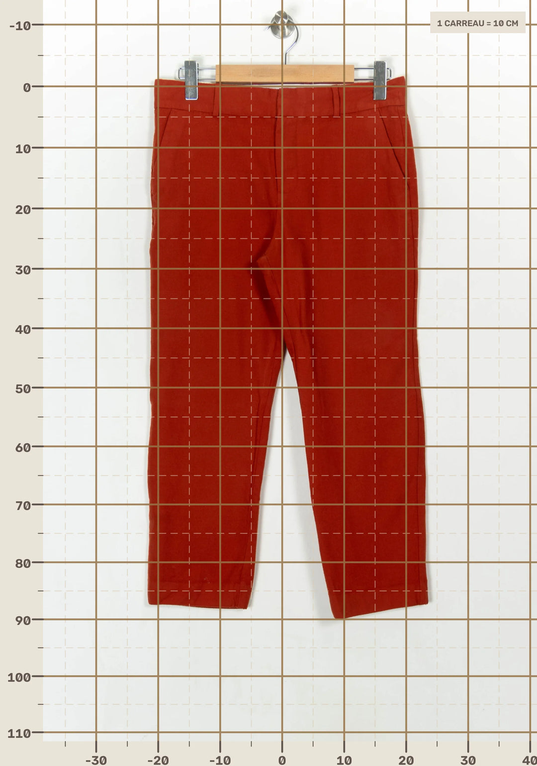 Pantalon Orange - Taille M/38 de la marque Comptoir des Cotonniers | PARAD93680 - Vendu par Paradigme - Image 4