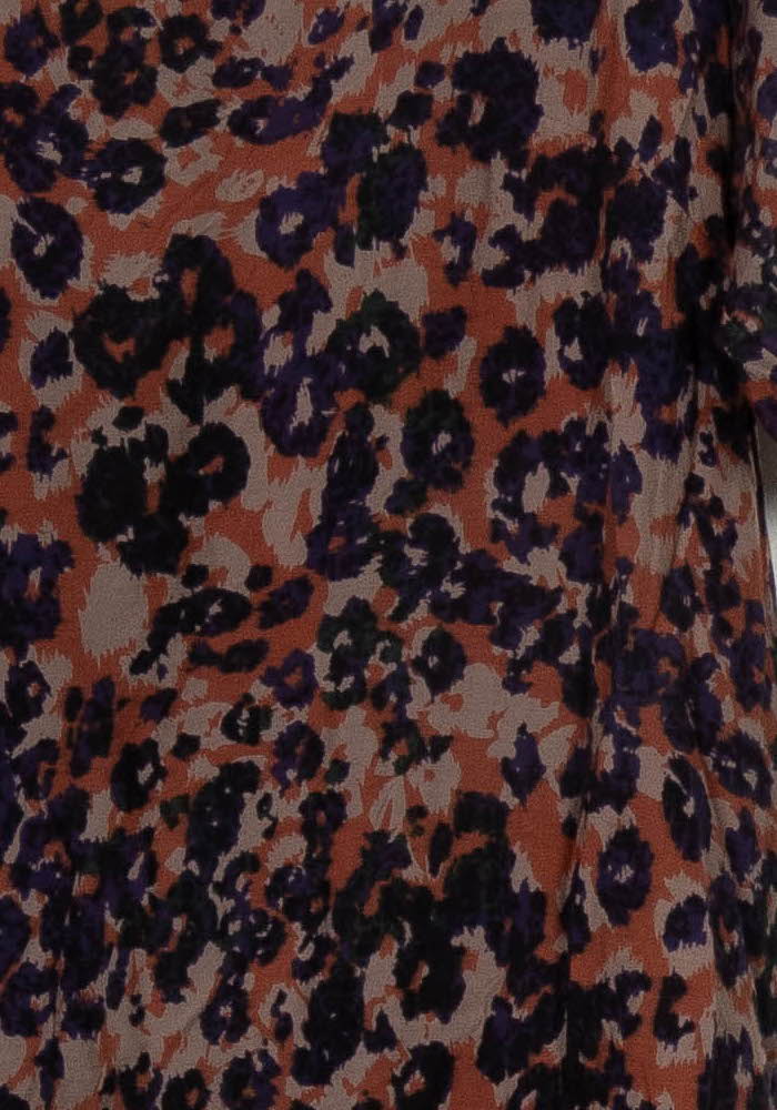 Robe Longue Marron et Noire - Taille XL/42 de la marque Sud express | PARAD93705 - Vendu par Paradigme - Image 3