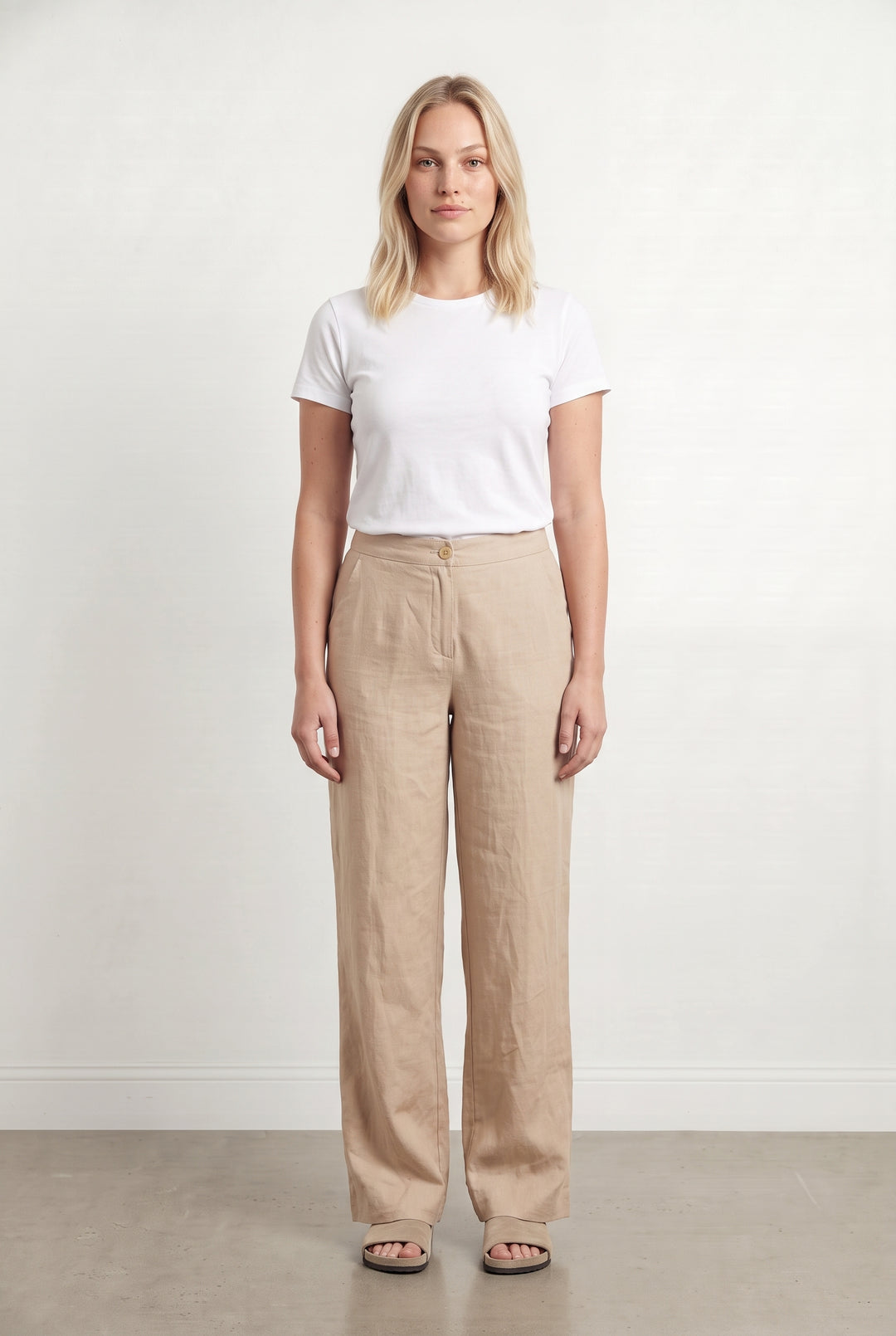 Pantalon Beige - Taille L/40 de la marque Gerard Darel | PARAD93706 - Vendu par Paradigme - Image 1