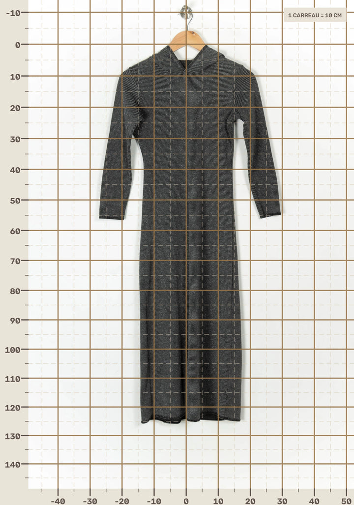 Robe Longue Grise - Taille XS/34 de la marque IKKS | PARAD93707 - Vendu par Paradigme - Image 4