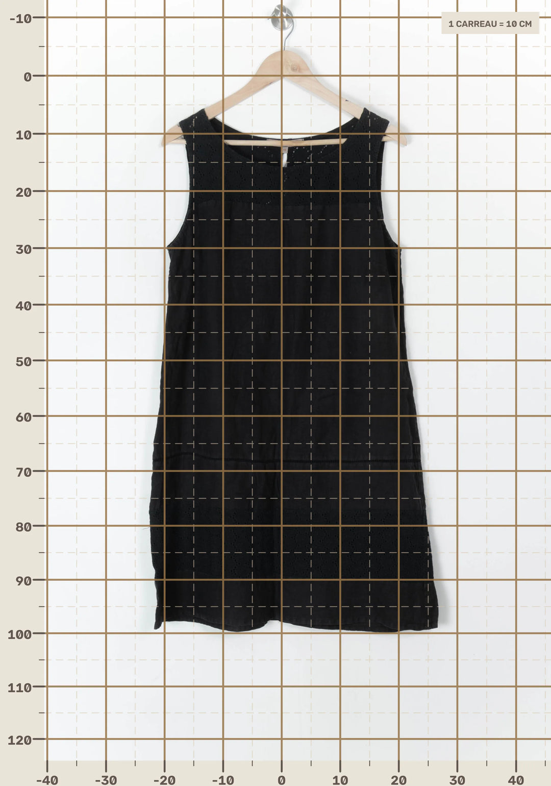 Robe Noire - Taille XXL/44 de la marque La Fée Maraboutée | PARAD93709 - Vendu par Paradigme - Image 4