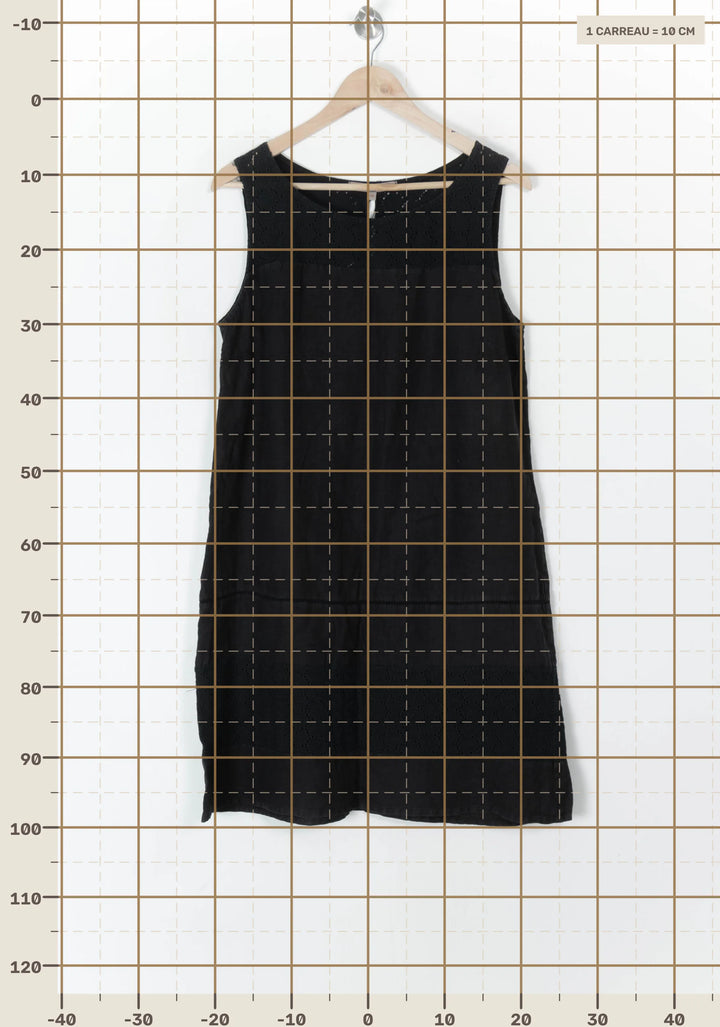 Robe Noire - Taille XXL/44 de la marque La Fée Maraboutée | PARAD93709 - Vendu par Paradigme - Image 4
