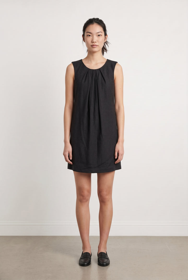 Robe Courte Grise - Taille S/36 de la marque Tara Jarmon | PARAD93713 - Vendu par Paradigme - Image 1
