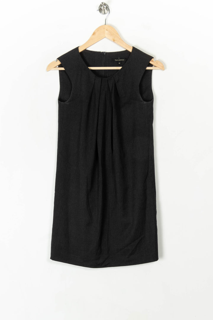 Robe Courte Grise - Taille S/36 de la marque Tara Jarmon | PARAD93713 - Vendu par Paradigme - Image 2