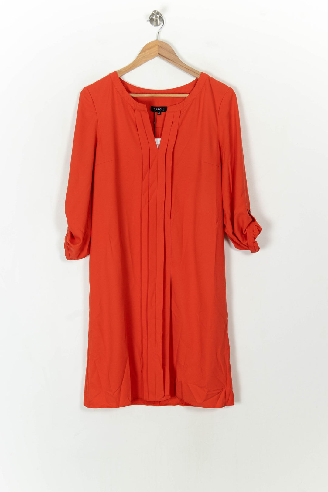 Robe Rouge - Taille L/40 de la marque Caroll | PARAD93719 - Vendu par Paradigme - Image 2