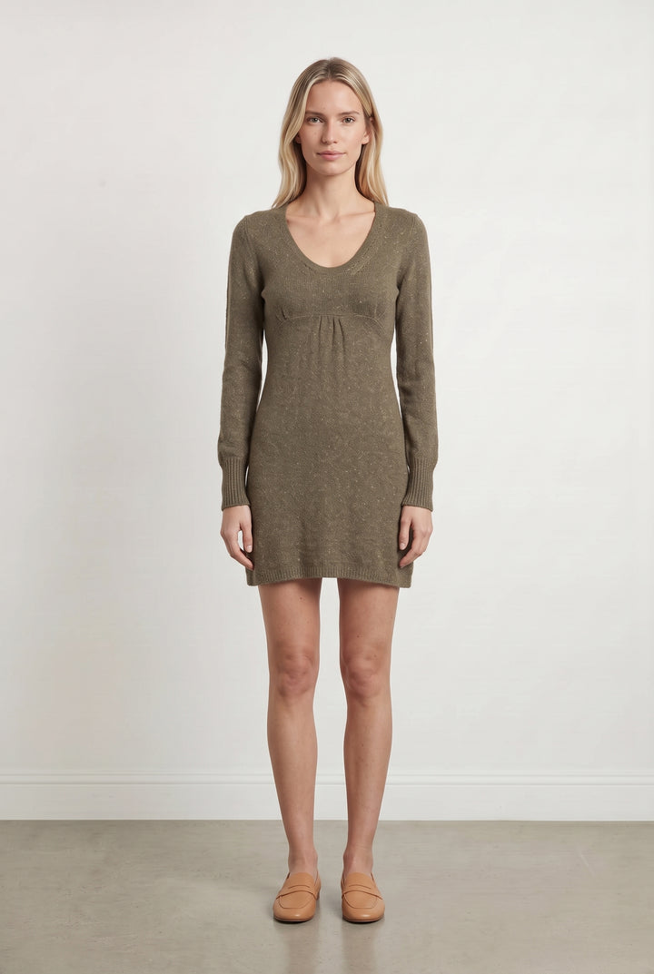 Robe Pull Kaki - Taille S/36 de la marque IKKS | PARAD93721 - Vendu par Paradigme - Image 1
