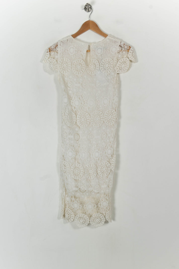 Robe Dentelle Beige - Taille L/40 de la marque Kookai | PARAD93724 - Vendu par Paradigme - Image 5
