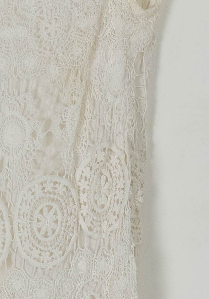 Robe Dentelle Beige - Taille L/40 de la marque Kookai | PARAD93724 - Vendu par Paradigme - Image 3