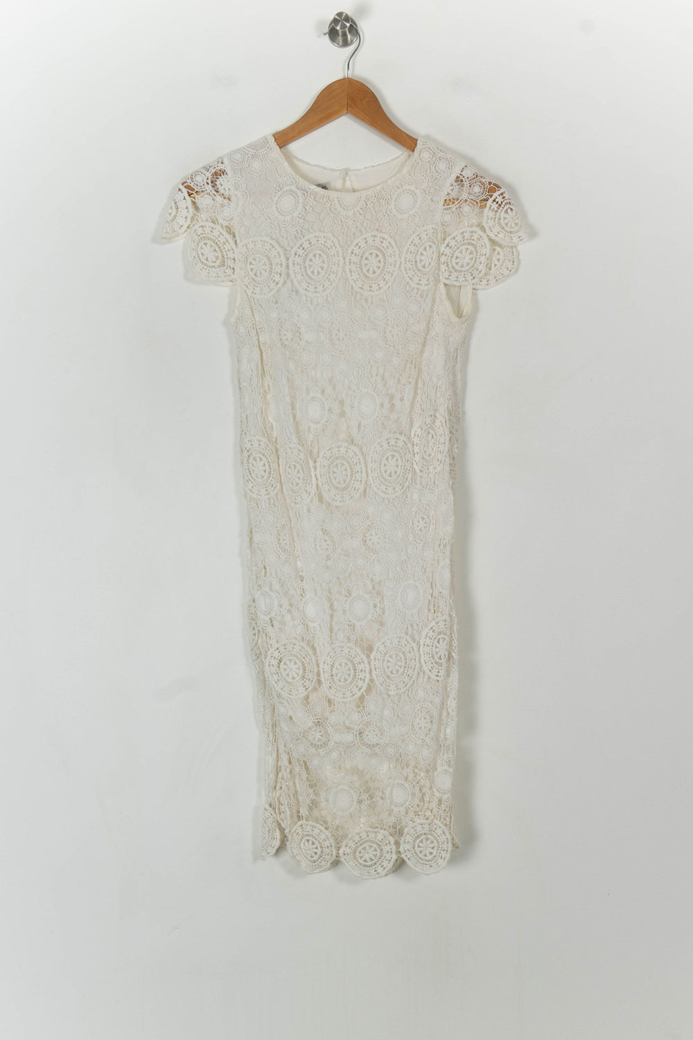 Robe Dentelle Beige - Taille L/40 de la marque Kookai | PARAD93724 - Vendu par Paradigme - Image 2