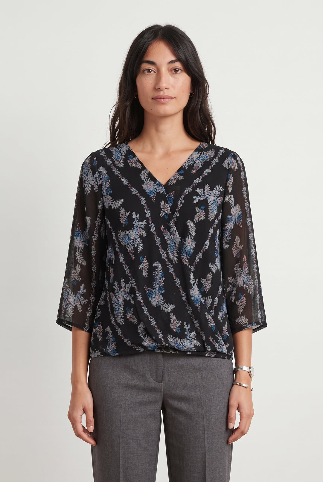 Blouse Noire et Bleue - Taille M/38 de la marque Maison 123 | PARAD93725 - Vendu par Paradigme - Image 1