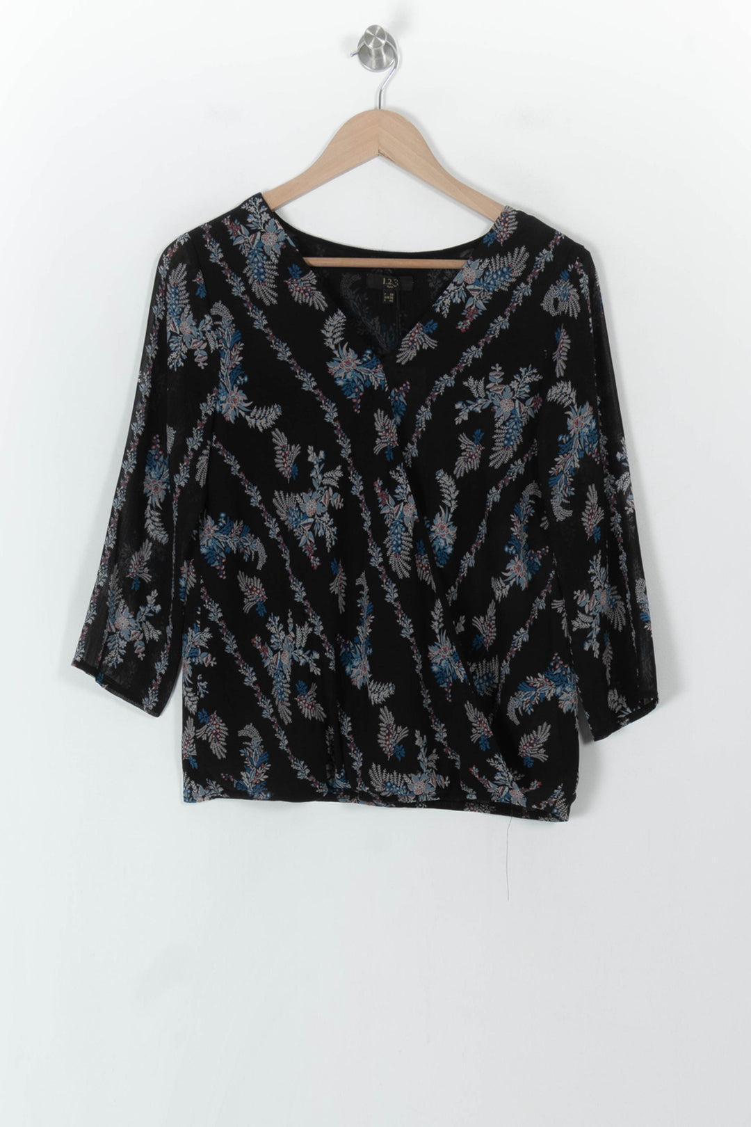 Blouse Noire et Bleue - Taille M/38 de la marque Maison 123 | PARAD93725 - Vendu par Paradigme - Image 2