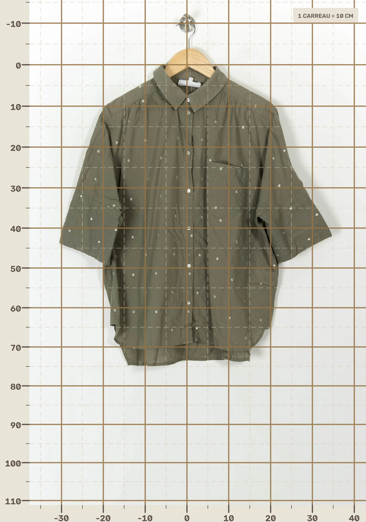 Chemise Verte - Taille M/38 de la marque Sud express | PARAD93727 - Vendu par Paradigme - Image 4