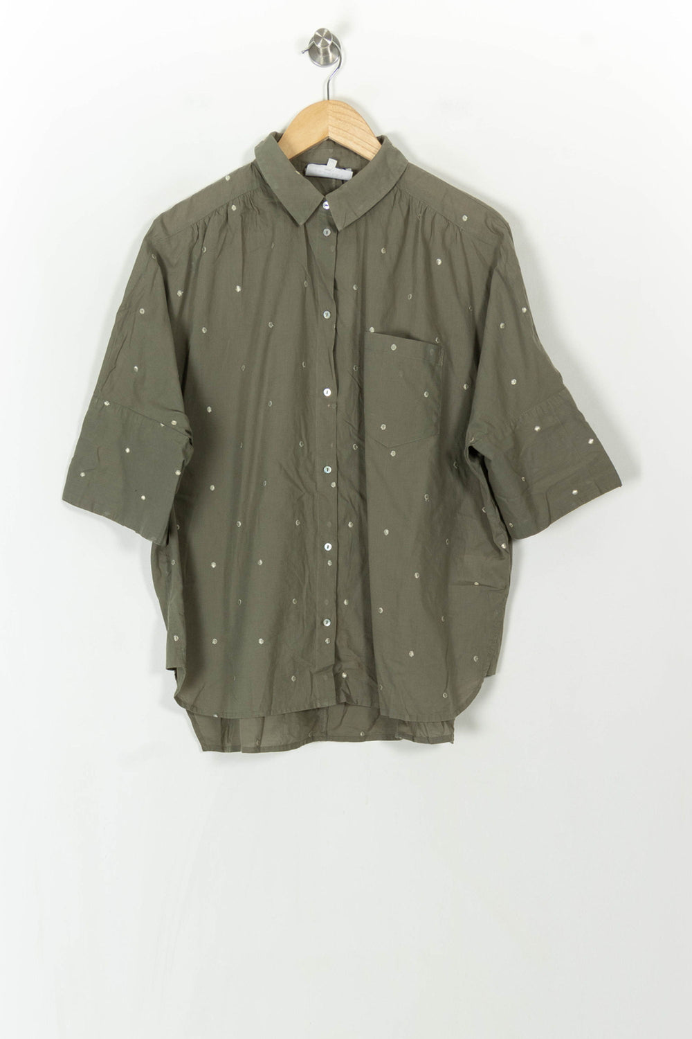 Chemise Verte - Taille M/38 de la marque Sud express | PARAD93727 - Vendu par Paradigme - Image 2