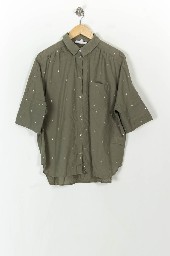 Chemise Verte - Taille M/38 de la marque Sud express | PARAD93727 - Vendu par Paradigme - Image 2