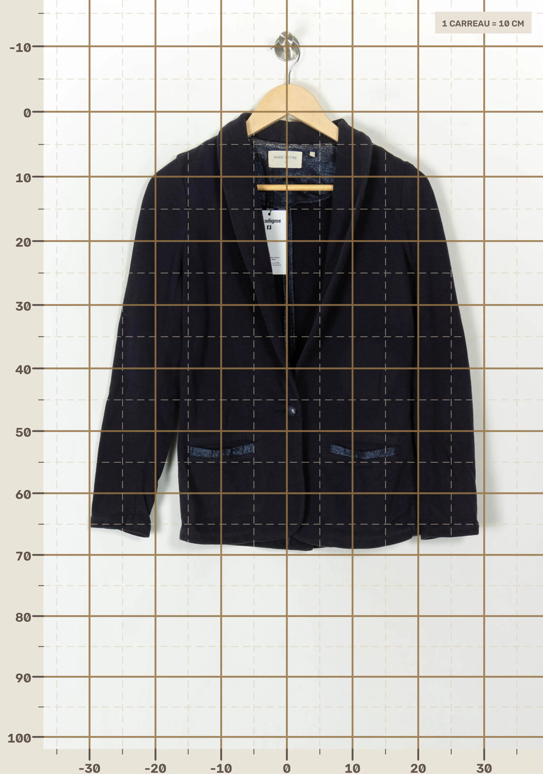 Blazer Bleu - Taille S/36 de la marque Marie Sixtine | PARAD93732 - Vendu par Paradigme - Image 4