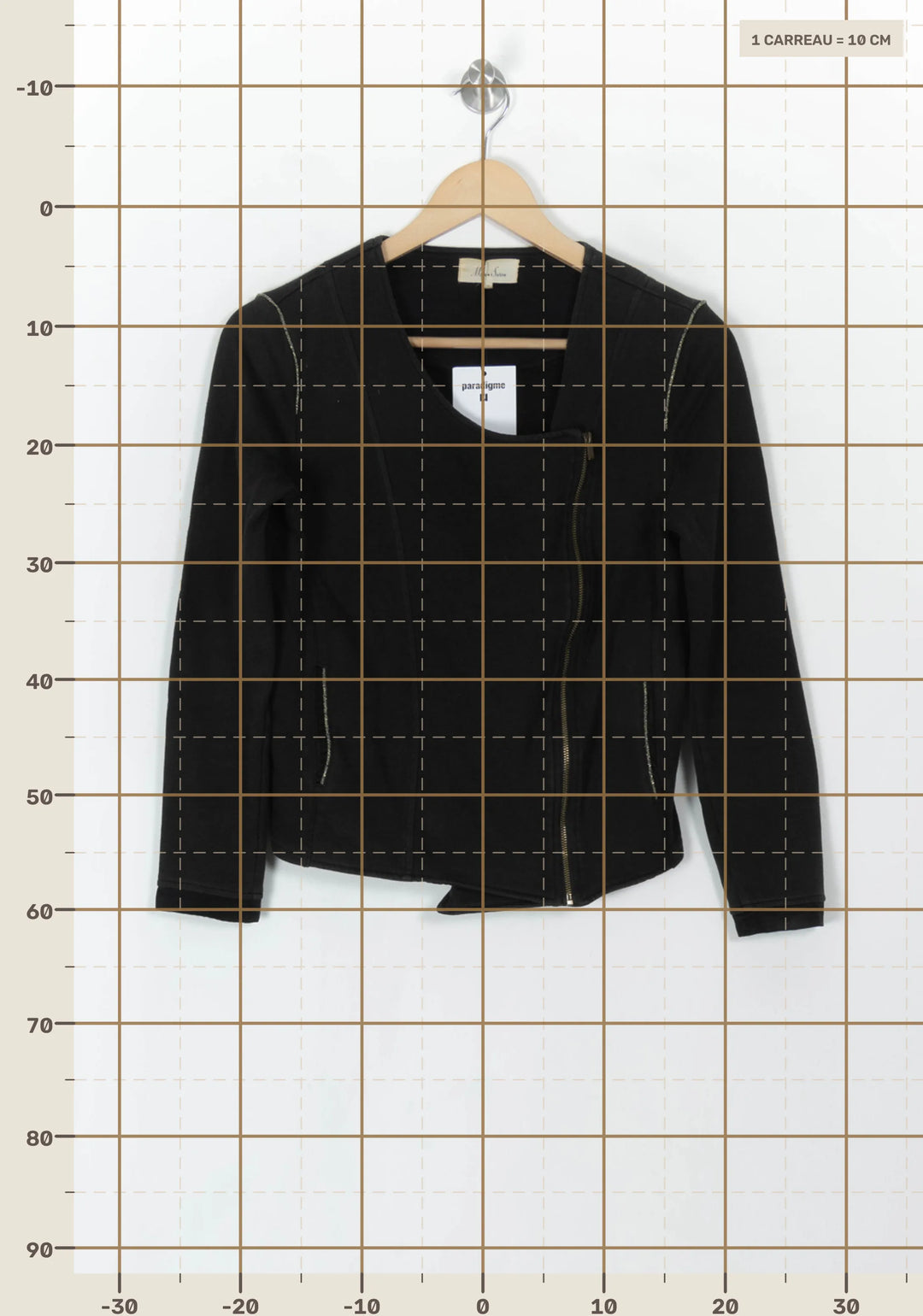 Veste Noire - Taille S/36 de la marque Marie Sixtine | PARAD93733 - Vendu par Paradigme - Image 4