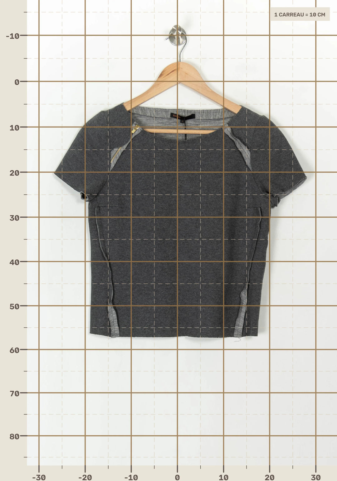 Tee-shirt Gris - Taille S/36 de la marque Maje | PARAD93734 - Vendu par Paradigme - Image 4