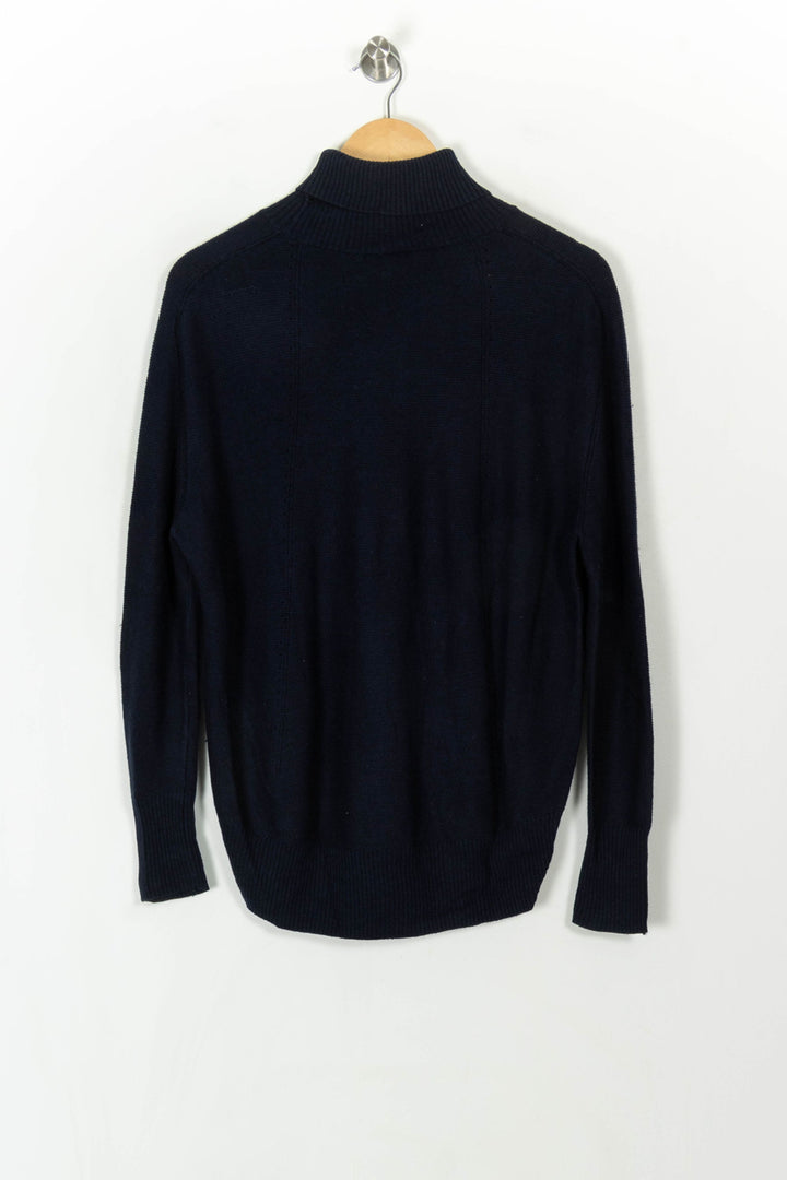 Pull Col Roulé Bleu - Taille M/38 de la marque Caroll | PARAD93740 - Vendu par Paradigme - Image 5