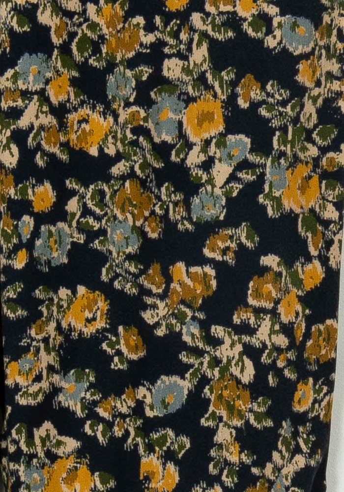 Pantalon Fleuri Noir et Jaune - Taille S/36 de la marque Orta | PARAD93741 - Vendu par Paradigme - Image 3