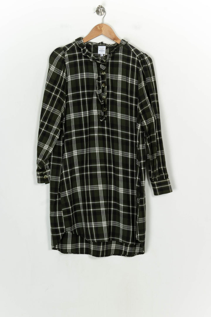 Robe Chemise Verte et Blanche - Taille M/38 de la marque Petite Mendigote | PARAD93746 - Vendu par Paradigme - Image 2