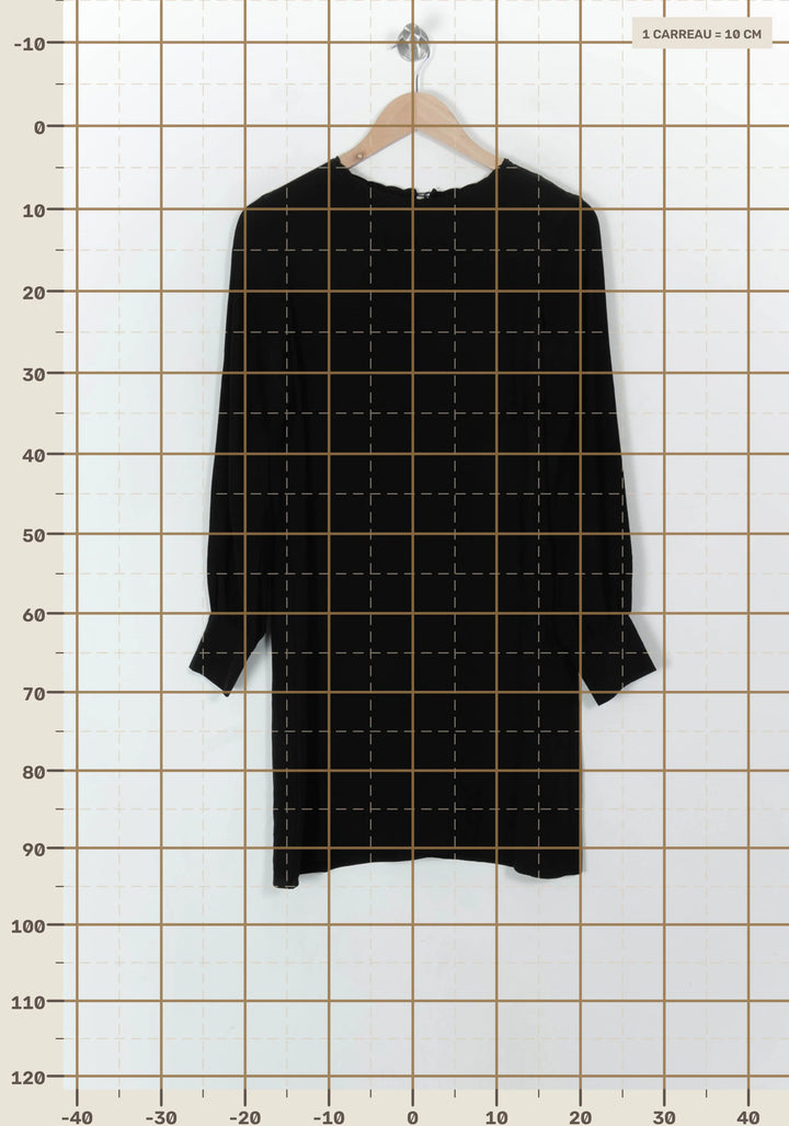 Robe Midi Noire - Taille M/38 de la marque Comptoir des Cotonniers | PARAD93747 - Vendu par Paradigme - Image 4
