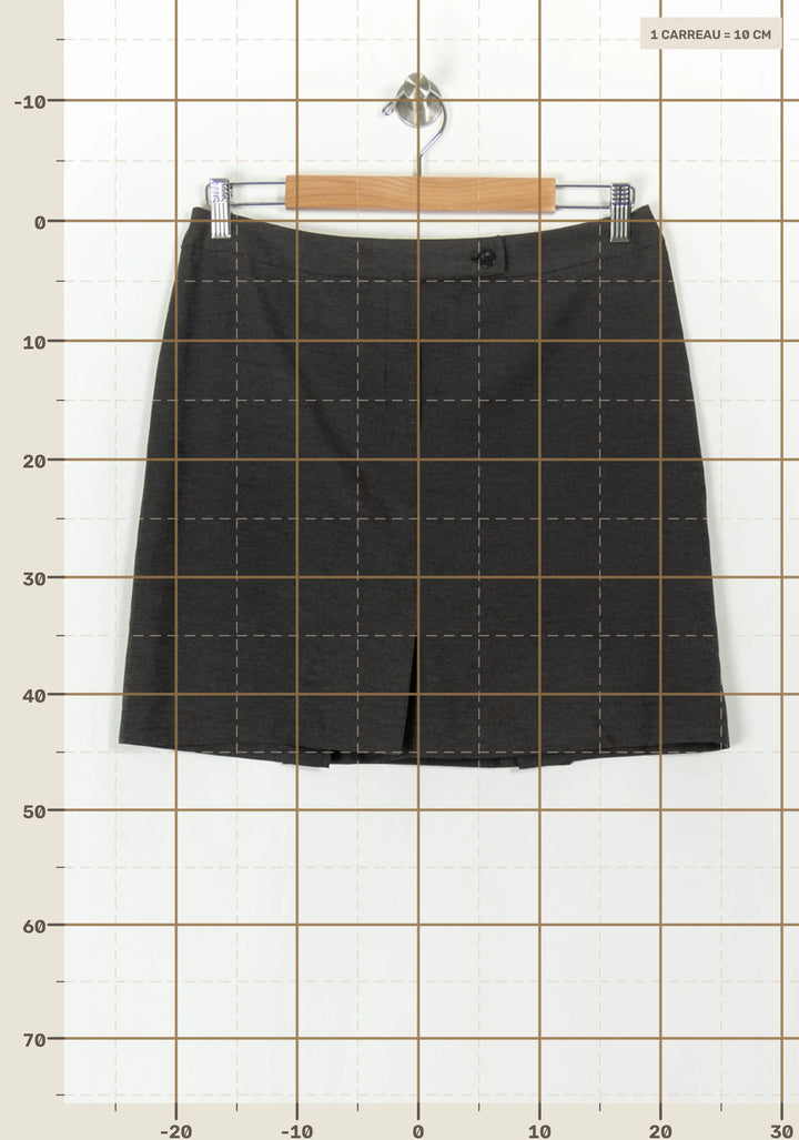 Jupe Droite Grise - Taille XL/42 de la marque Kookai | PARAD93760 - Vendu par Paradigme - Image 4