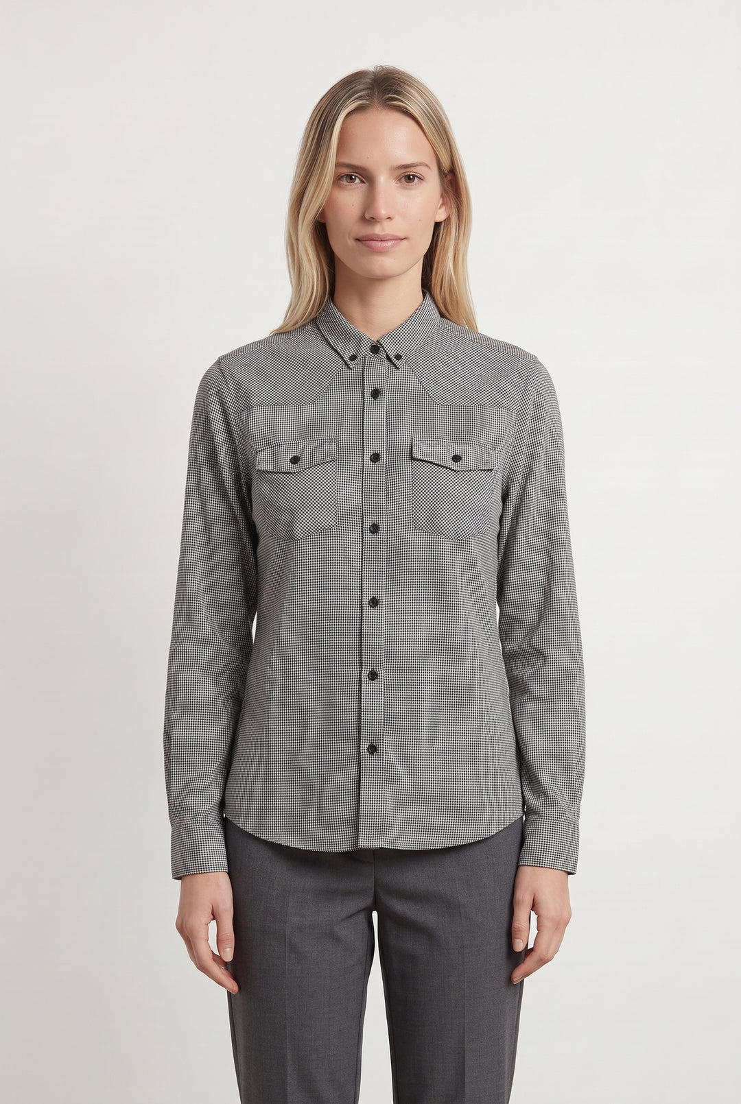 Chemise Grise - Taille S/36 de la marque The Kooples | PARAD93761 - Vendu par Paradigme - Image 1