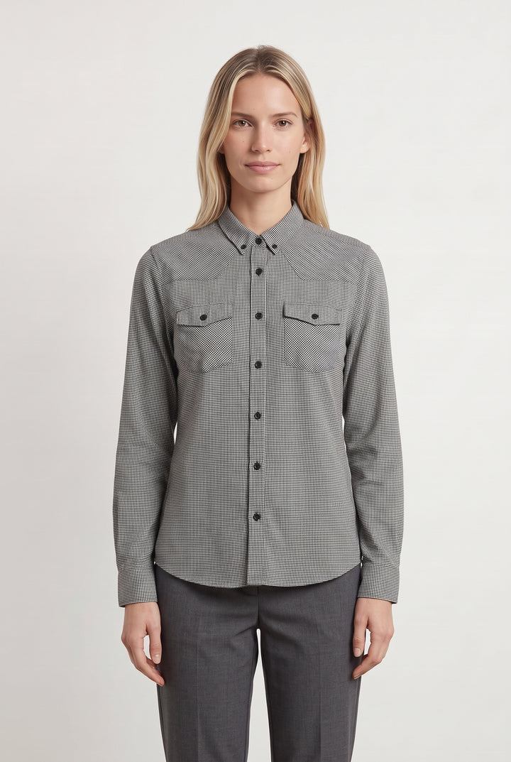 Chemise Grise - Taille S/36 de la marque The Kooples | PARAD93761 - Vendu par Paradigme - Image 1