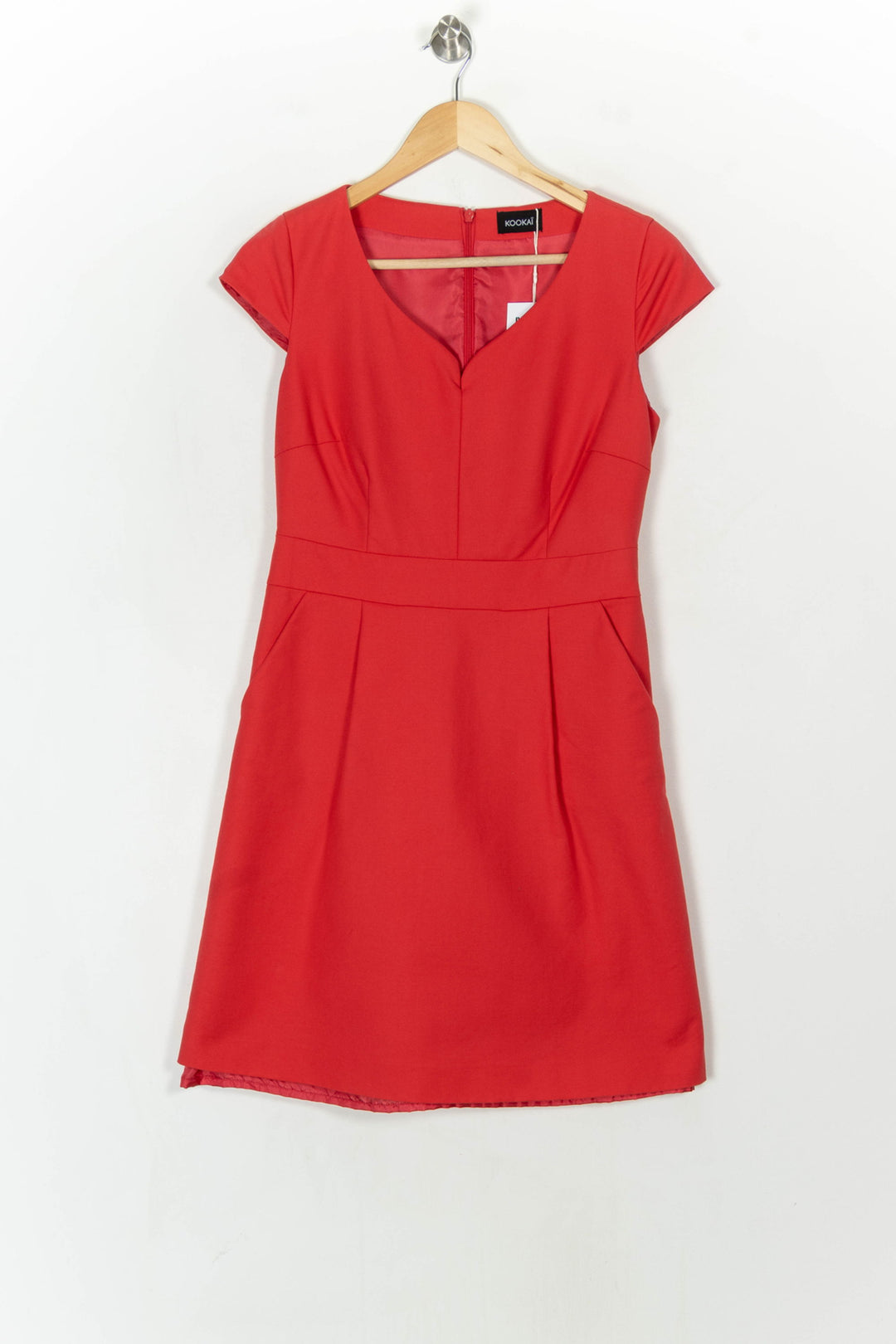 Robe Courte Rouge - Taille M/38 de la marque Kookai | PARAD93763 - Vendu par Paradigme - Image 2