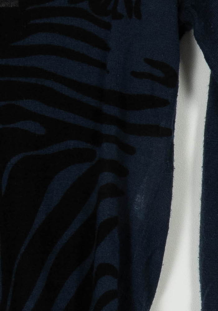 Pull Bleu et Noir - Taille M/38 de la marque Kookai | PARAD93764 - Vendu par Paradigme - Image 3