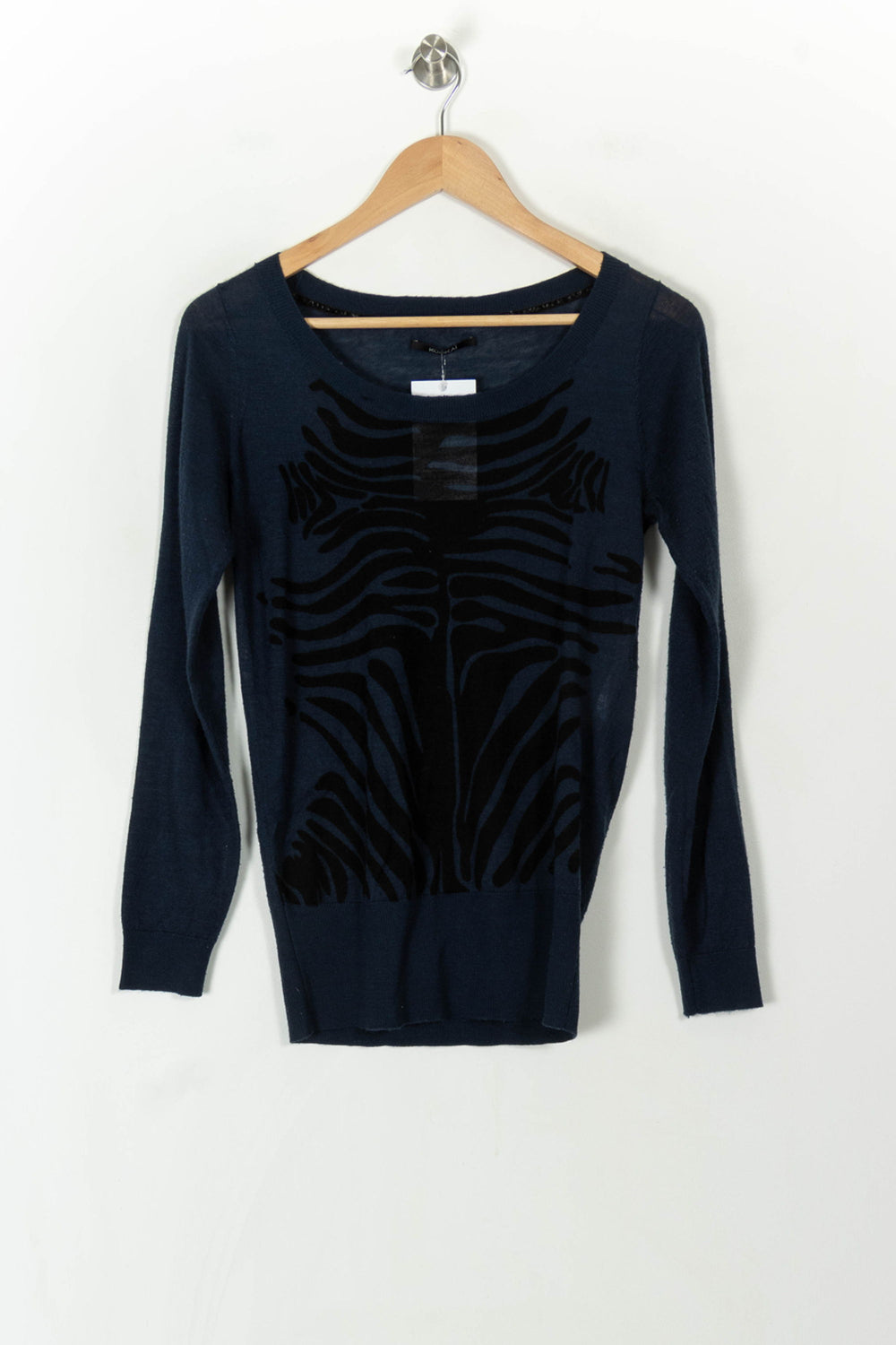 Pull Bleu et Noir - Taille M/38 de la marque Kookai | PARAD93764 - Vendu par Paradigme - Image 2