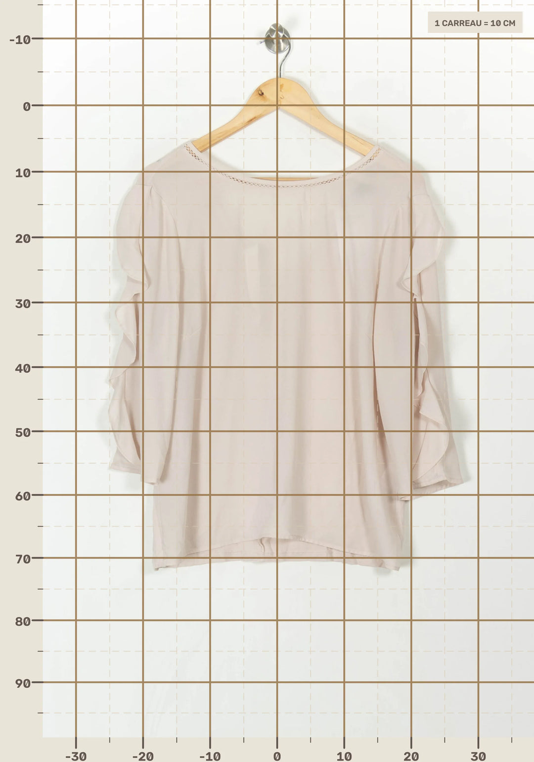 Blouse Rose - Taille XL/42 de la marque Maison 123 | PARAD93770 - Vendu par Paradigme - Image 4