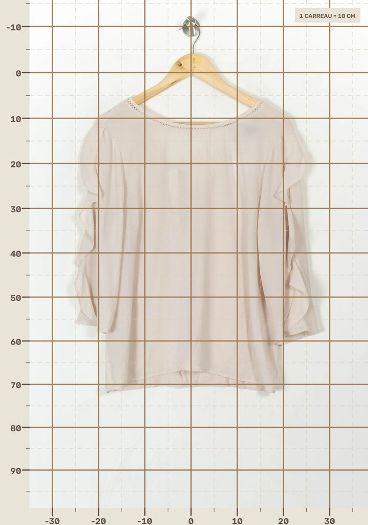 Blouse Rose - Taille XL/42 de la marque Maison 123 | PARAD93770 - Vendu par Paradigme - Image 4