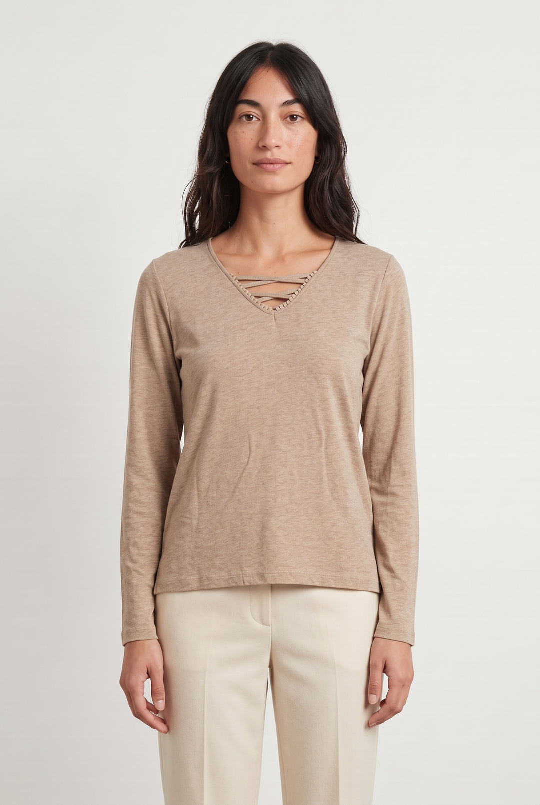 Pull Beige - Taille M/38 de la marque Karl Marc John | PARAD93771 - Vendu par Paradigme - Image 1