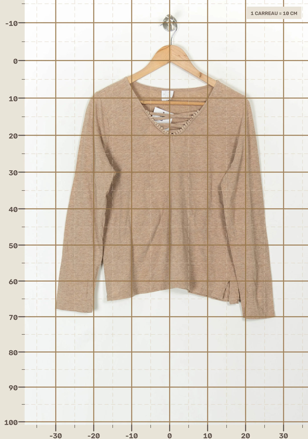 Pull Beige - Taille M/38 de la marque Karl Marc John | PARAD93771 - Vendu par Paradigme - Image 4
