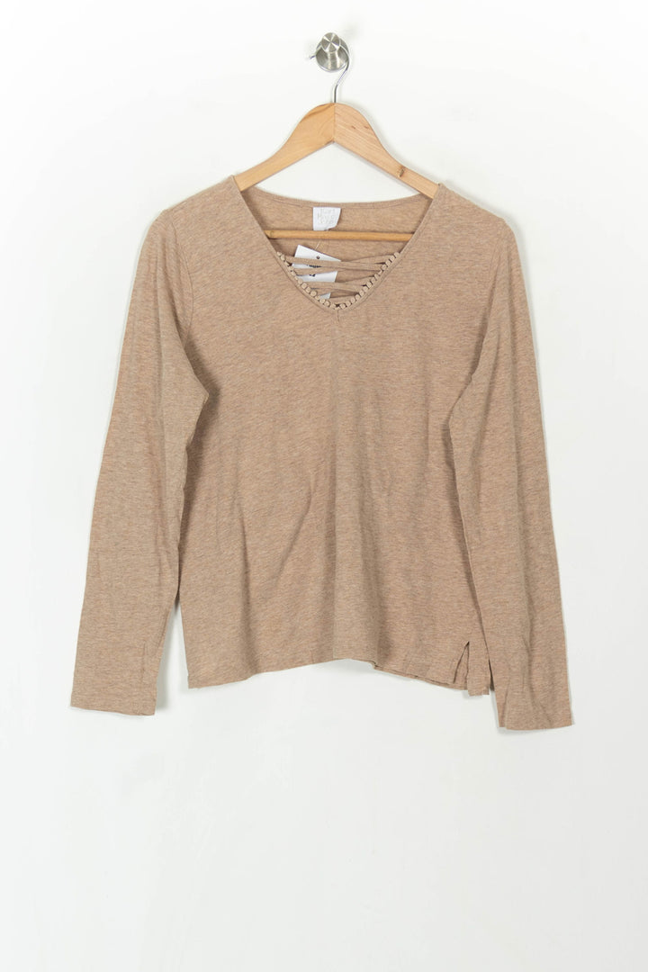 Pull Beige - Taille M/38 de la marque Karl Marc John | PARAD93771 - Vendu par Paradigme - Image 2