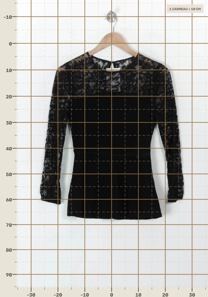 Pull Noir - Taille XL/42 de la marque Liu Jo | PARAD93772 - Vendu par Paradigme - Image 4