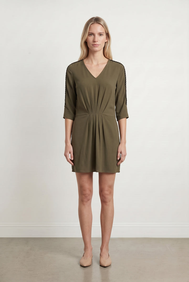 Robe Courte Verte - Taille M/38 de la marque IKKS | PARAD93776 - Vendu par Paradigme - Image 1