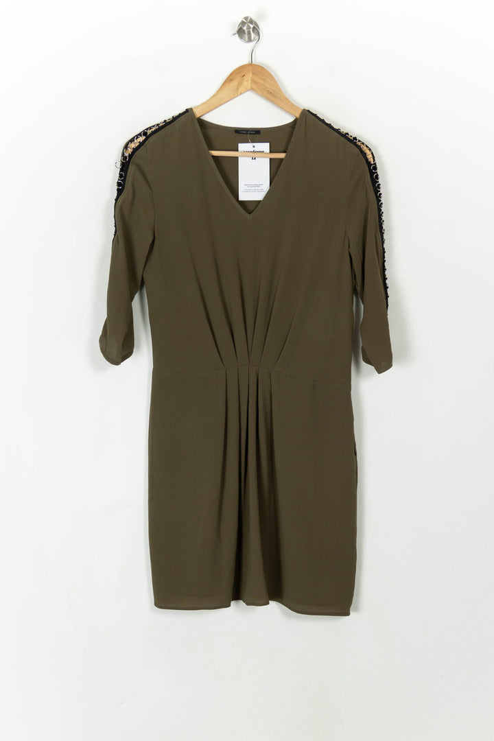 Robe Courte Verte - Taille M/38 de la marque IKKS | PARAD93776 - Vendu par Paradigme - Image 2