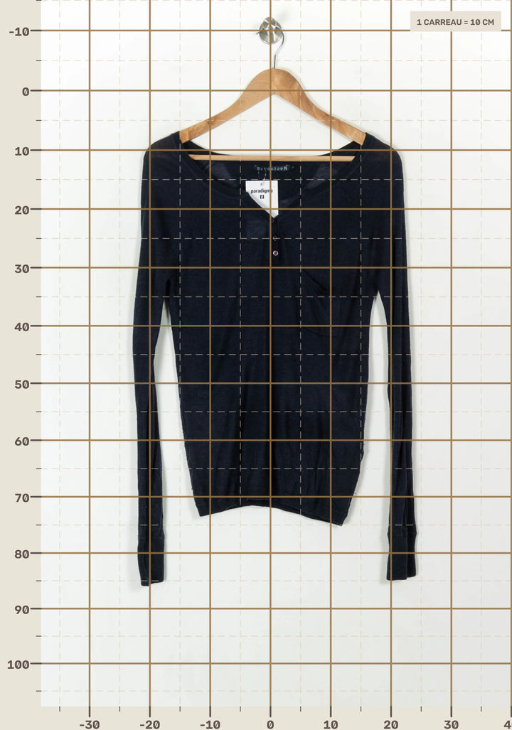 Pull Bleu - Taille XS/34 de la marque Bérénice | PARAD93778 - Vendu par Paradigme - Image 4
