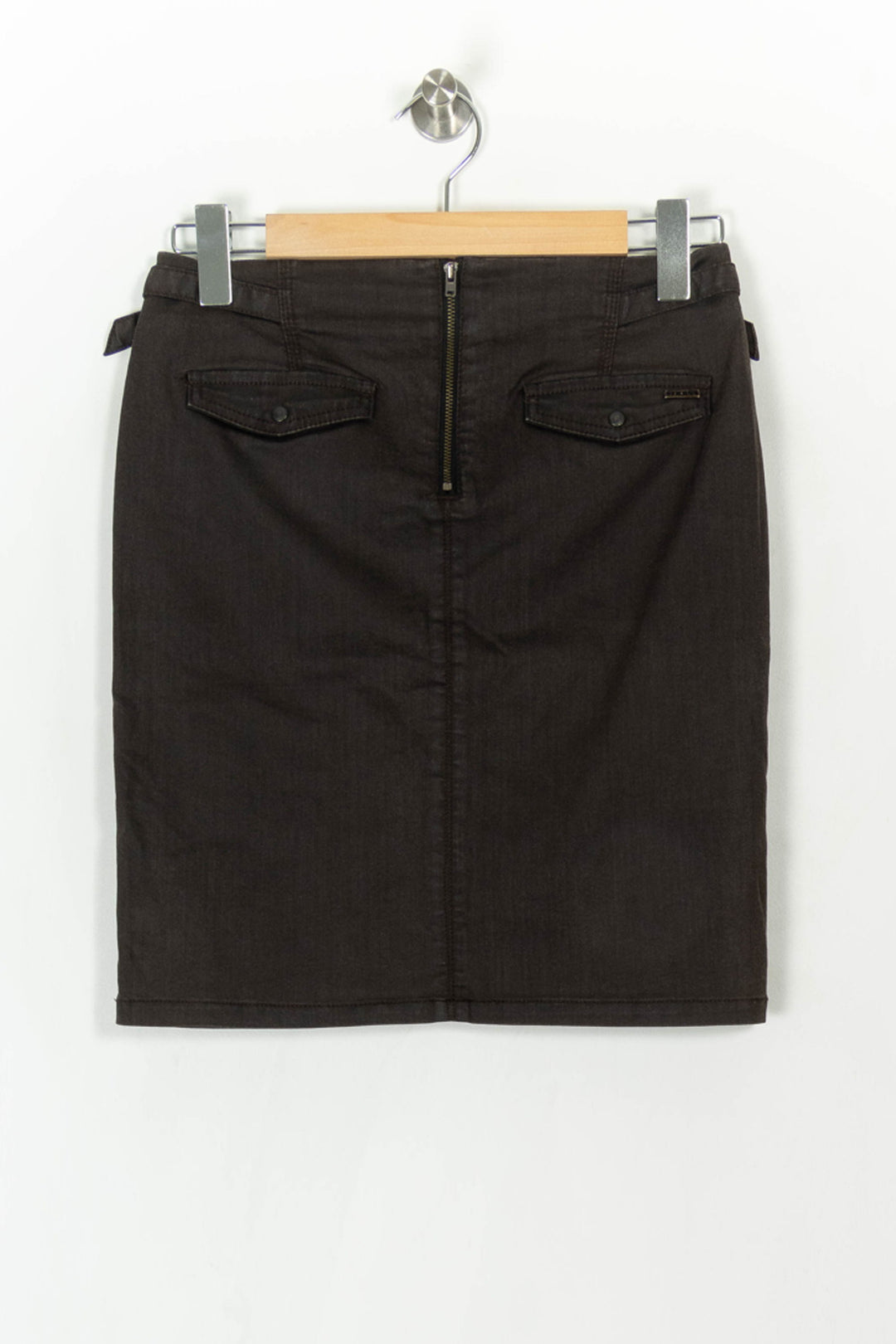 Jupe Droite Marron - Taille S/36 de la marque IKKS | PARAD93781 - Vendu par Paradigme - Image 5