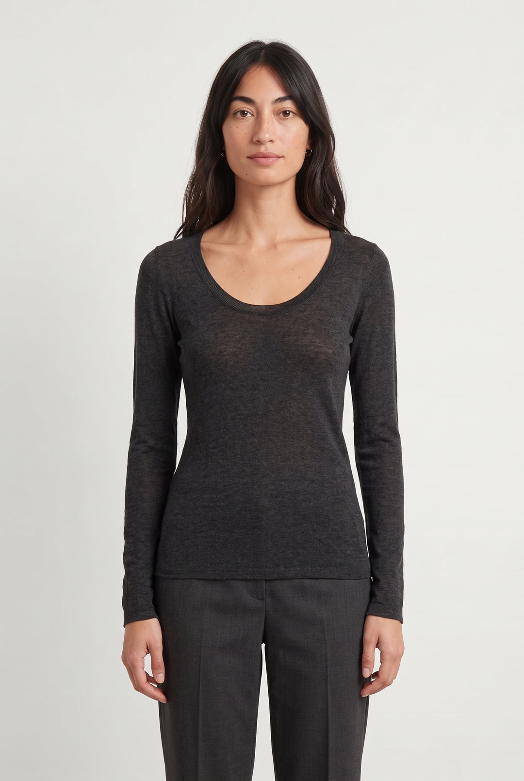 Pull Gris - Taille M/38 de la marque American Vintage | PARAD93784 - Vendu par Paradigme - Image 1