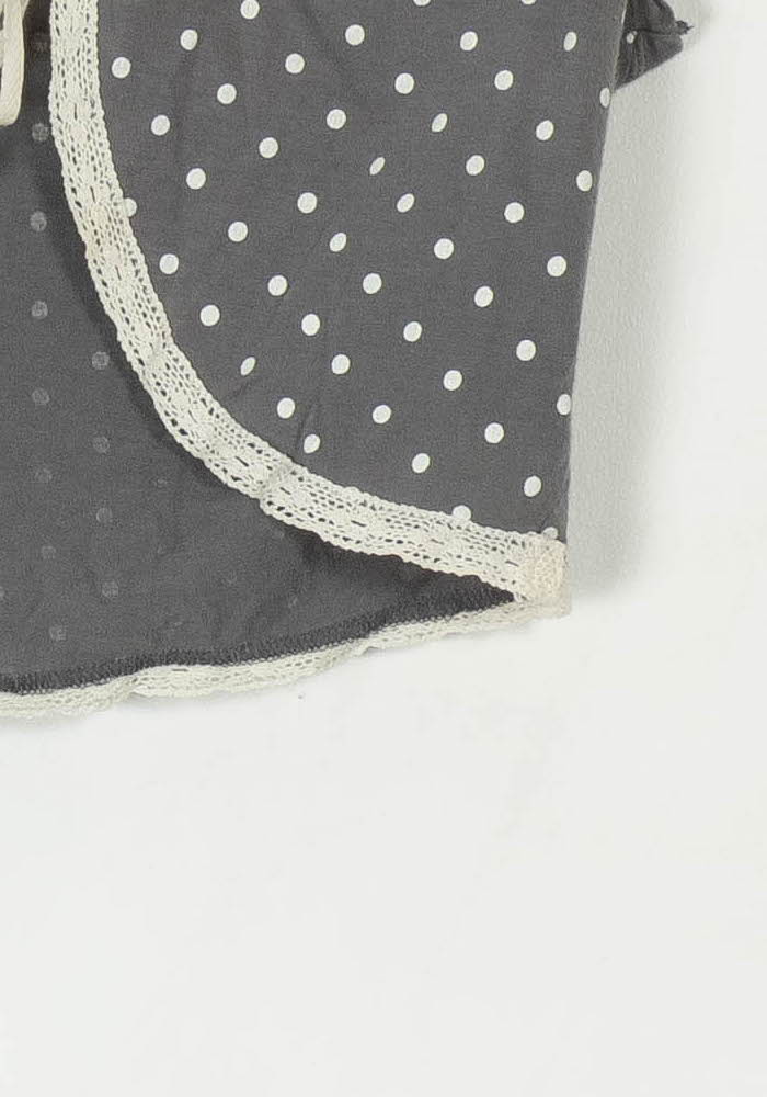 Boléro Gris et Blanc - Taille S/36 de la marque La Fée Maraboutée | PARAD93785 - Vendu par Paradigme - Image 3