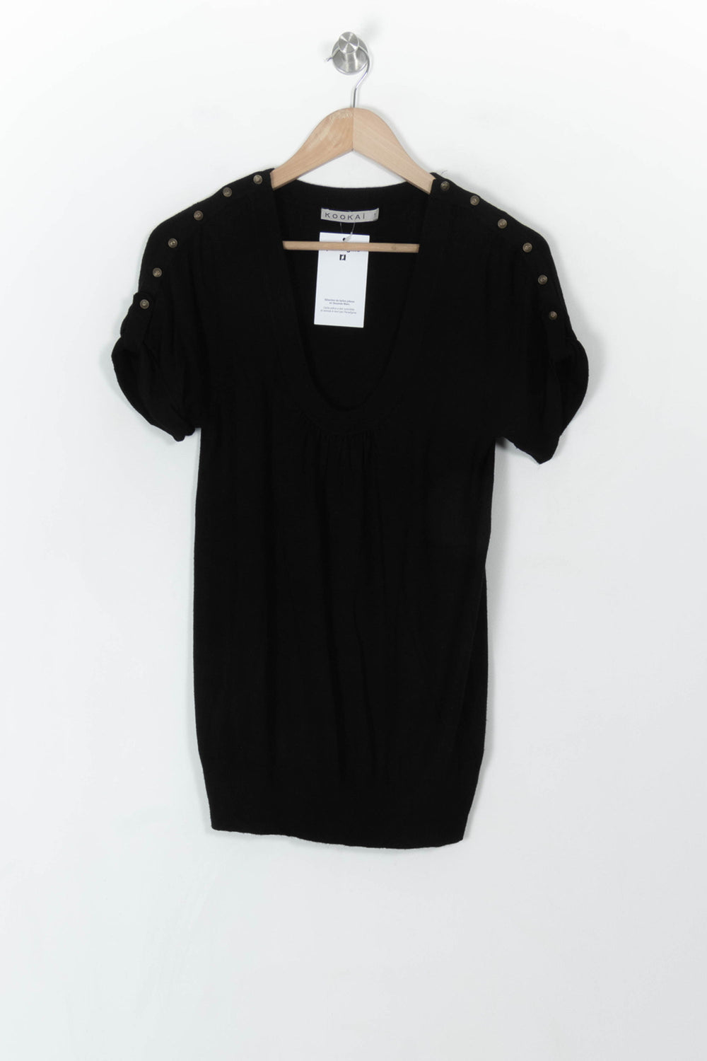 Pull Noir - Taille S/36 de la marque Kookai | PARAD93787 - Vendu par Paradigme - Image 2