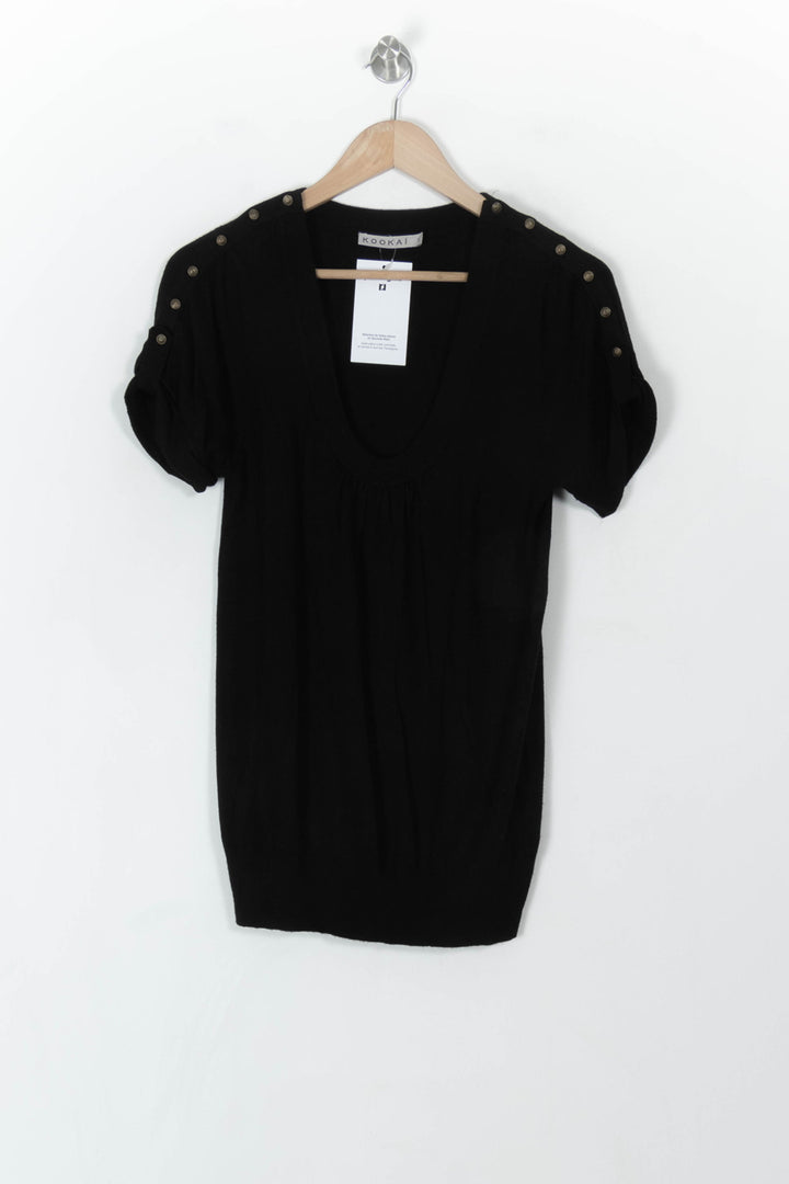 Pull Noir - Taille S/36 de la marque Kookai | PARAD93787 - Vendu par Paradigme - Image 2