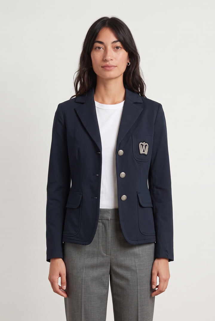 Blazer Bleu - Taille M/38 de la marque Max Mara | PARAD93790 - Vendu par Paradigme - Image 1